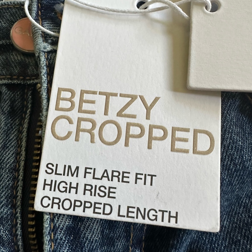 Ganni Blue Flare Women's Jeans - Picture 7 of 10
